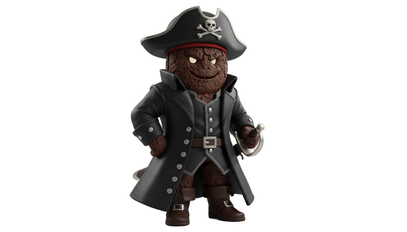 black pearl cookie png PNG transparent background