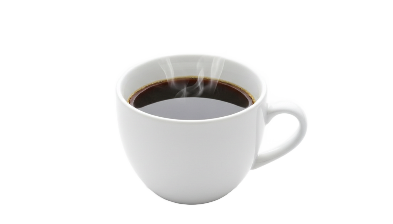 coffee cup with smoke png PNG transparent background