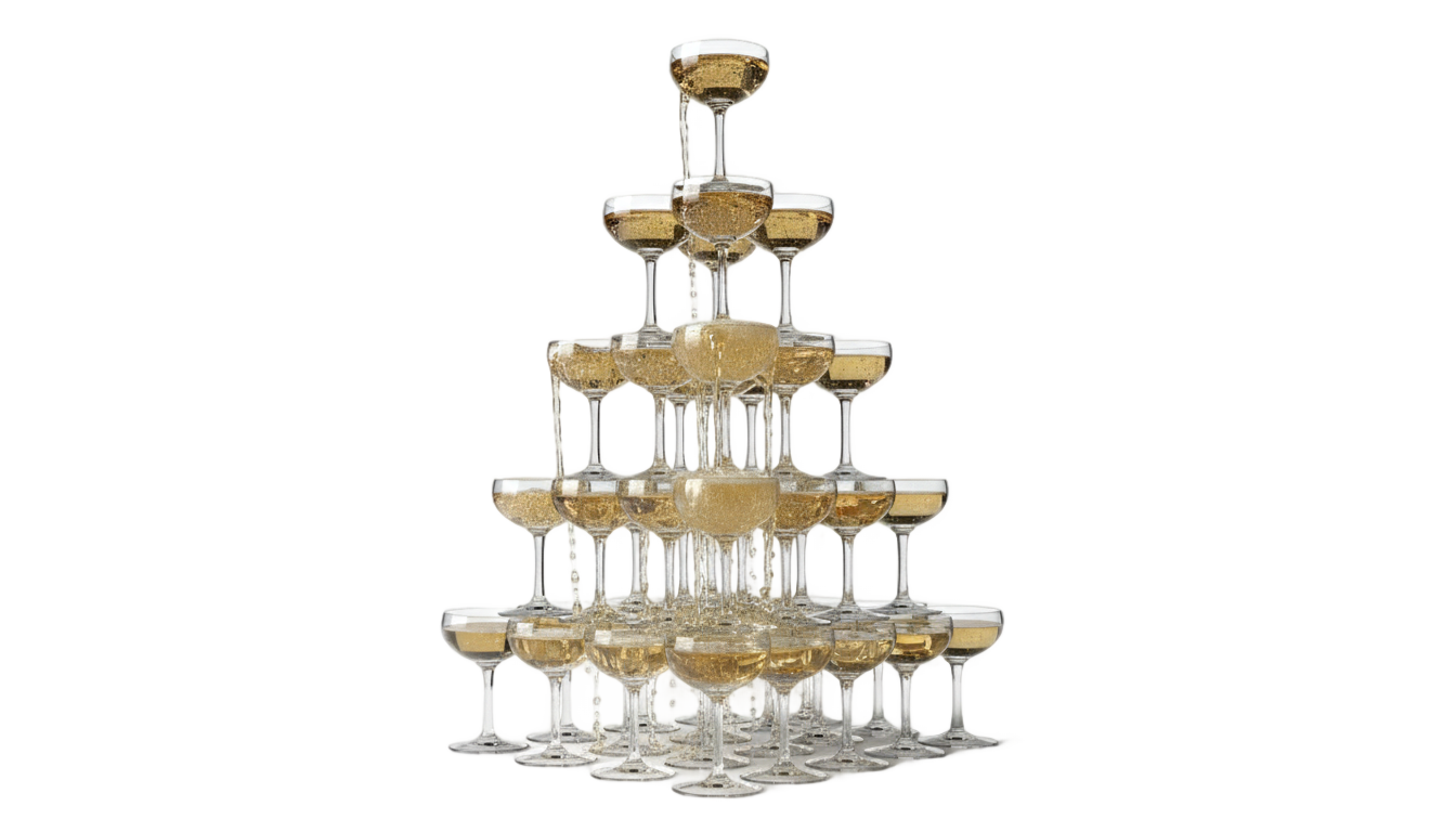 cocktail tower png PNG transparent background