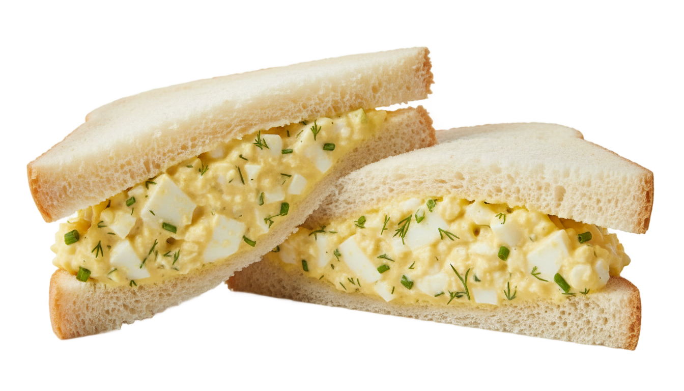 egg salad sandwich png PNG transparent background