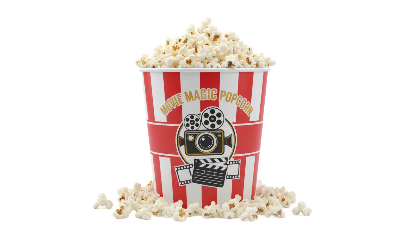 popcorn cinema logo png PNG transparent background