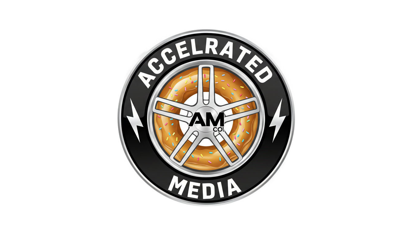 donut media logo png PNG transparent background