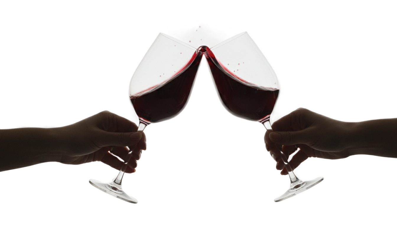 wine toast png PNG transparent background