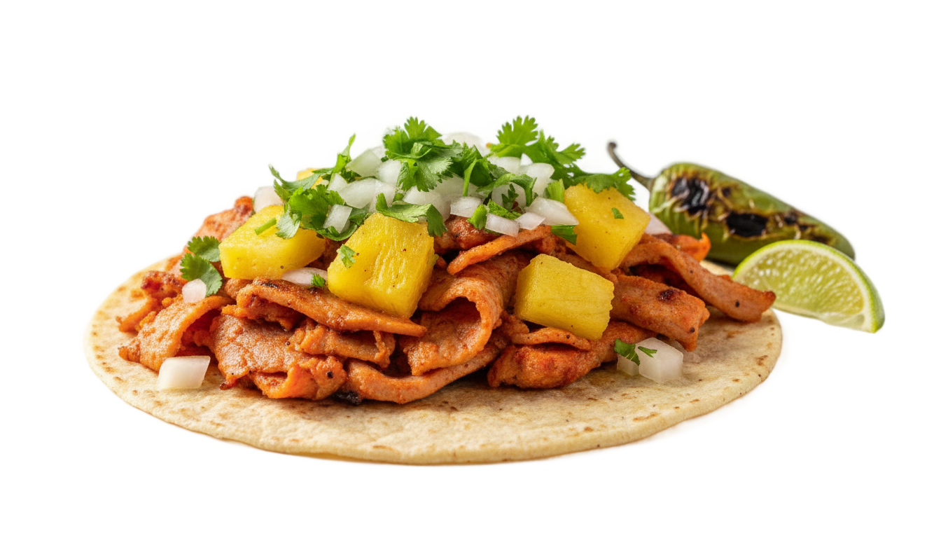 taco de pastor png PNG transparent background