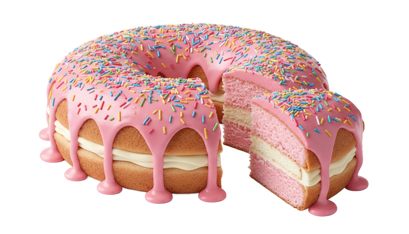 donut cake png PNG transparent background