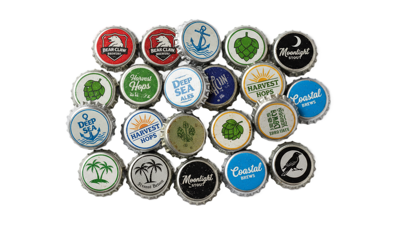beer bottle caps png PNG transparent background