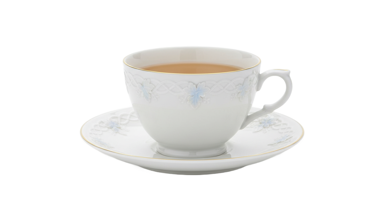 tea cup set png PNG transparent background