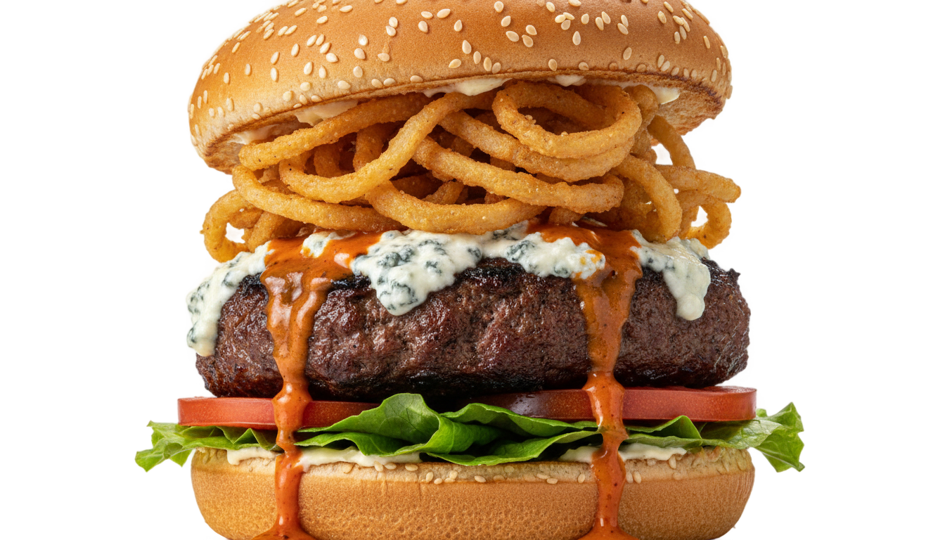 buffalo burger png menu PNG transparent background