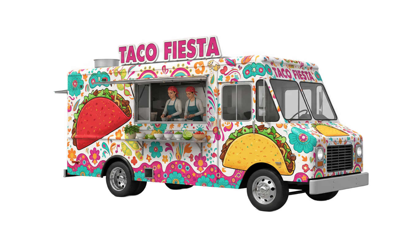 taco truck png PNG transparent background