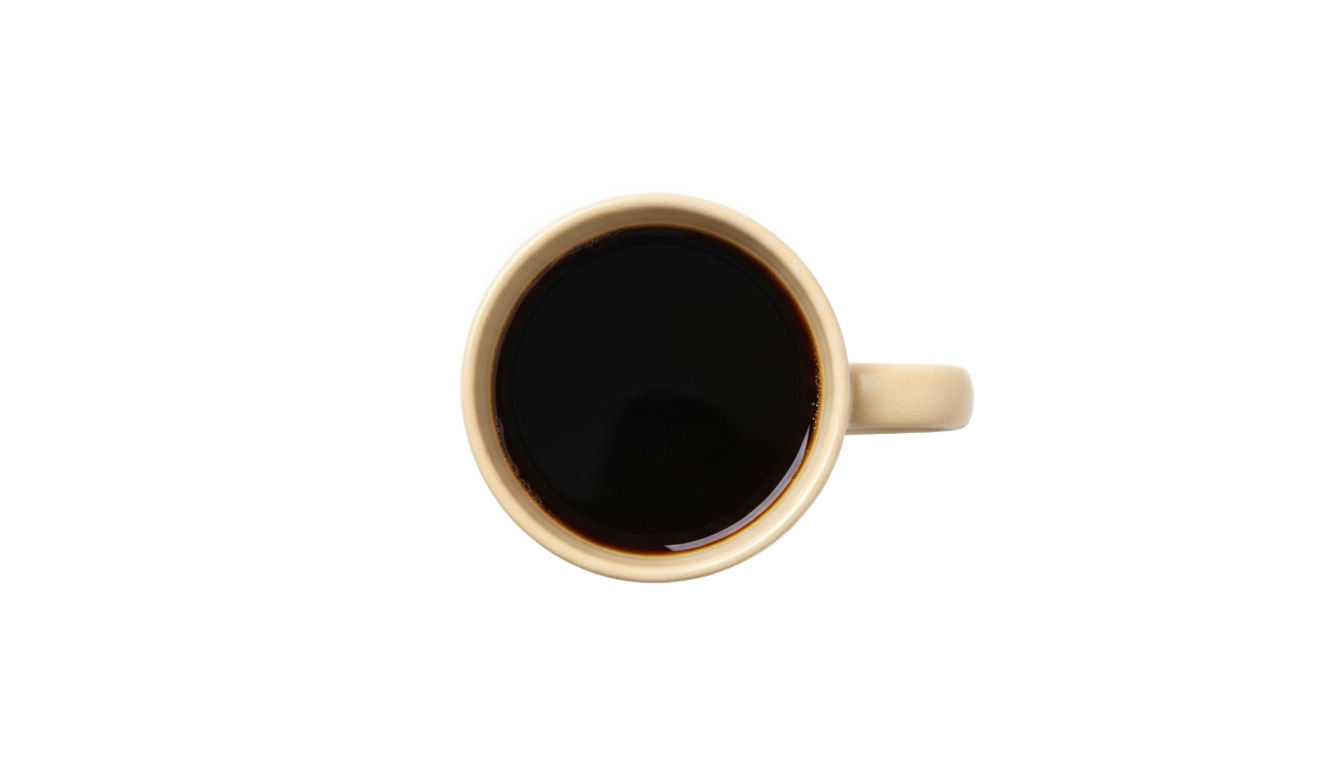 coffee cup png top view PNG transparent background