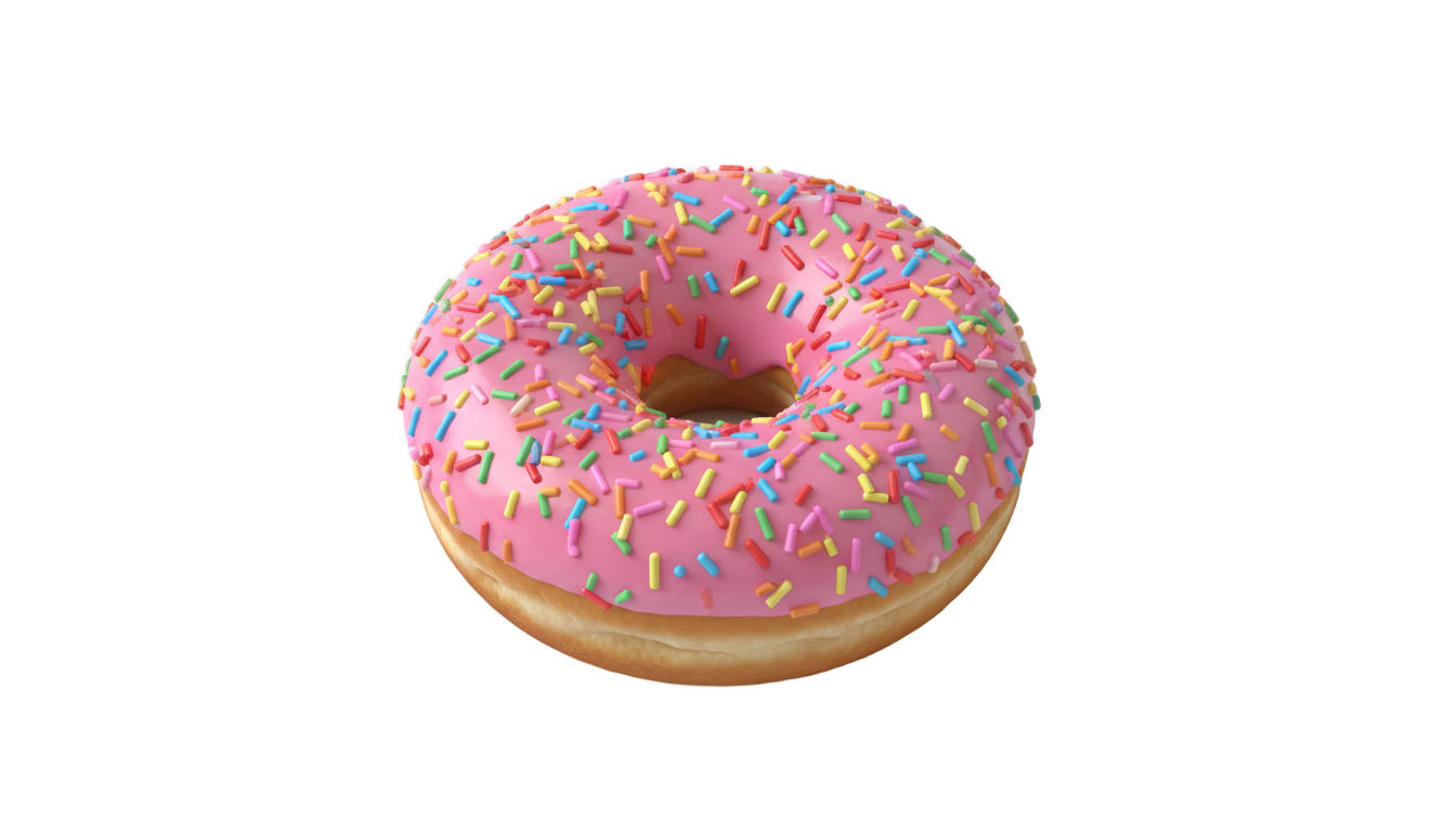 donut shape png PNG transparent background