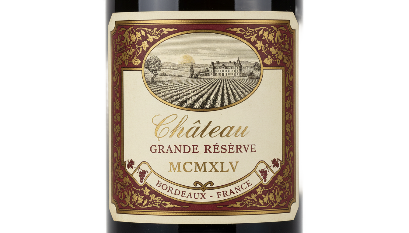 wine label png PNG transparent background