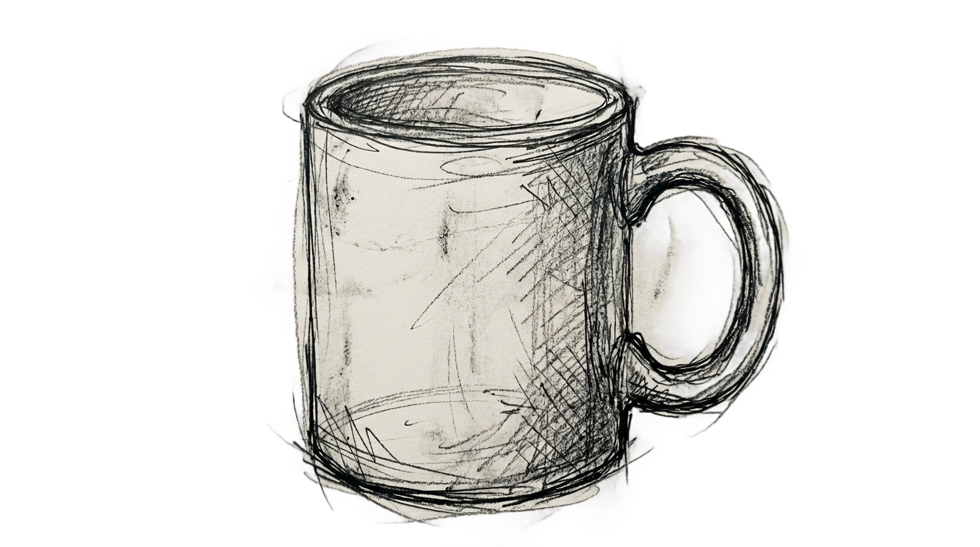 coffee cup sketch png PNG transparent background