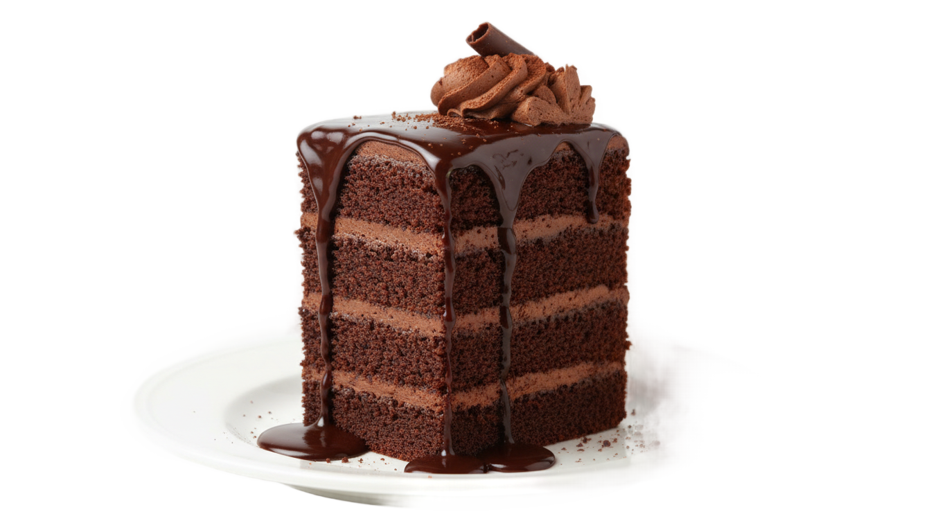 torta de chocolate png PNG transparent background