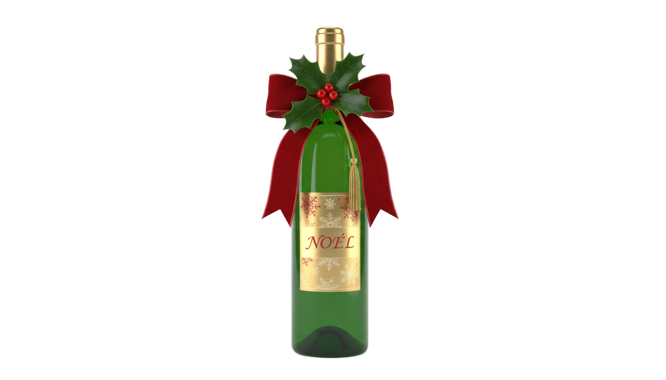 christmas wine png PNG transparent background