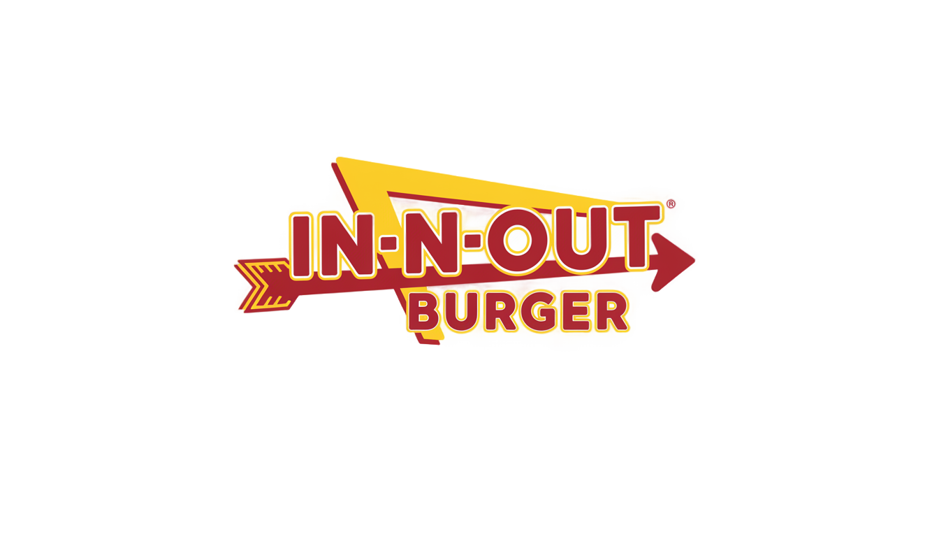 in and out burger logo png PNG transparent background