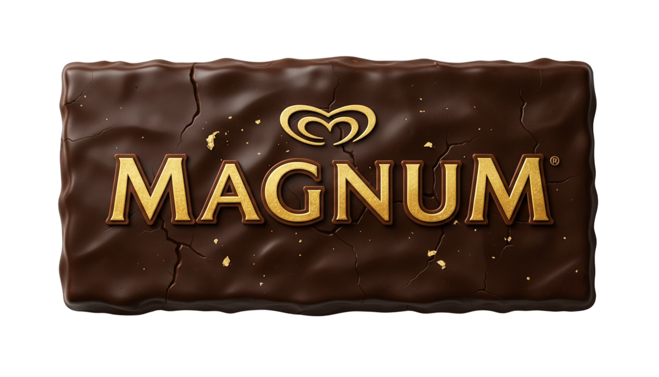 magnum ice cream logo png PNG transparent background