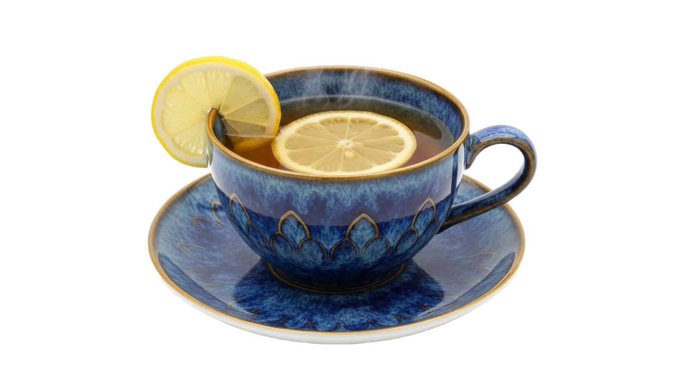 lemon tea cup png PNG transparent background