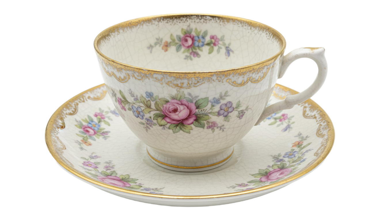 vintage tea cup png PNG transparent background