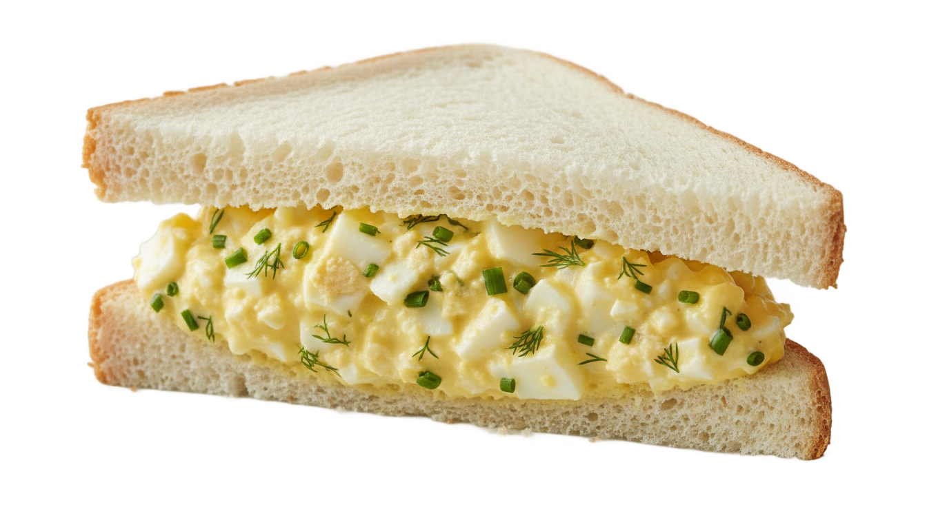 egg salad sandwich png PNG transparent background
