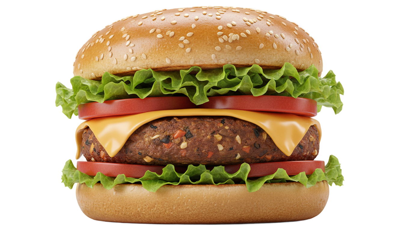 veg burger png PNG transparent background