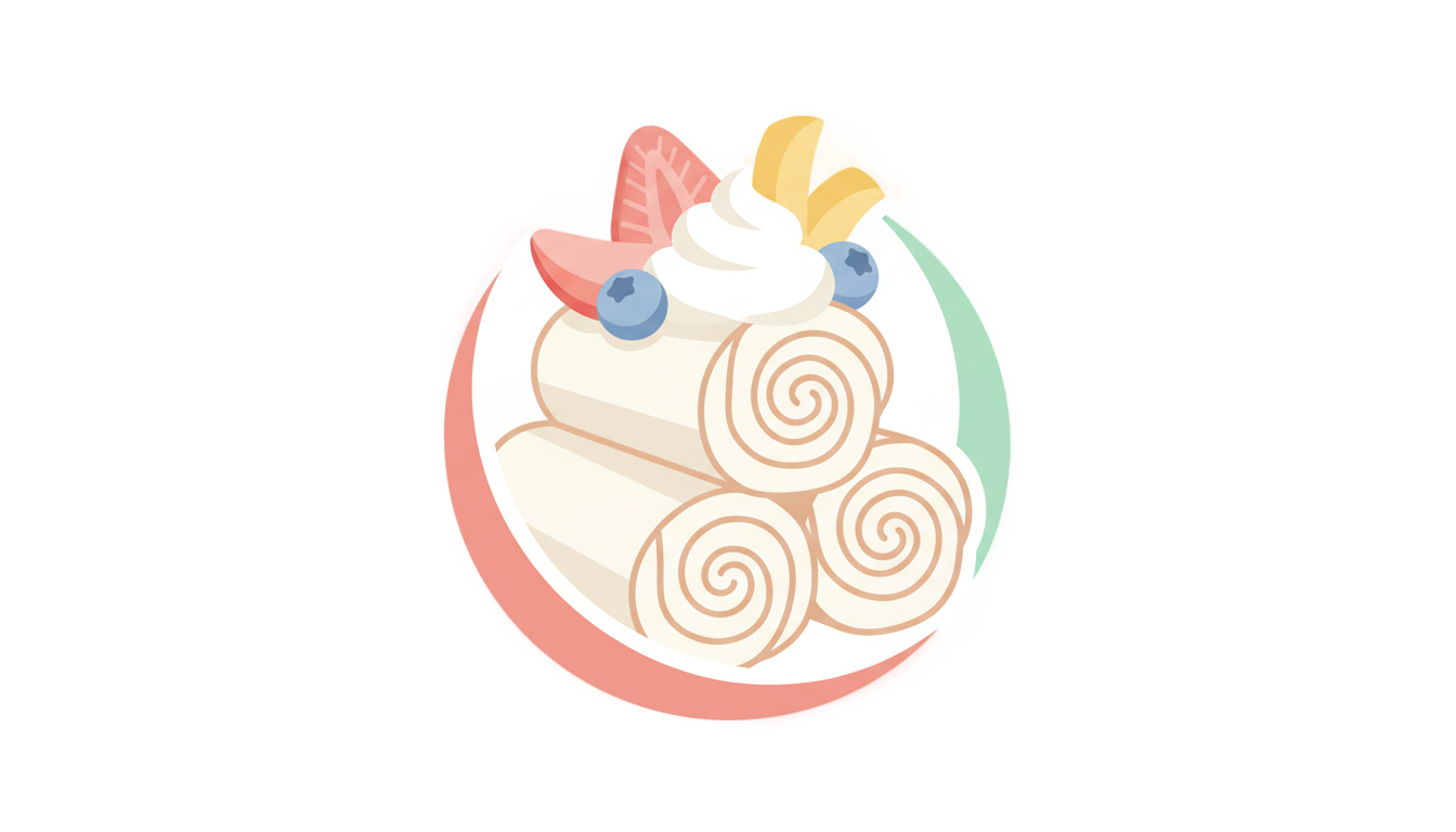 ice cream rolls logo png PNG transparent background