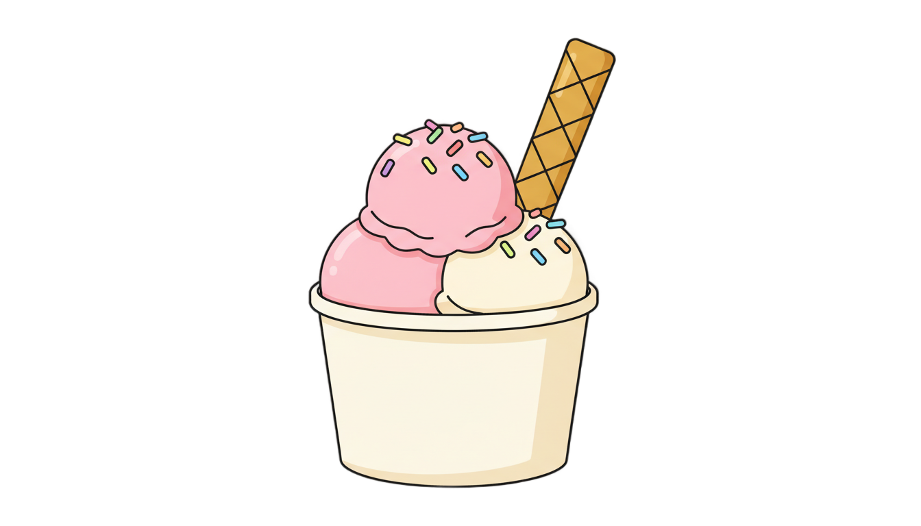 ice cream cup icon png PNG transparent background