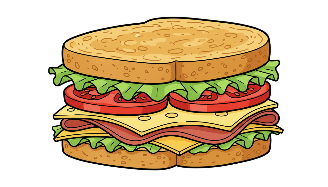 sandwich dibujo png PNG transparent background