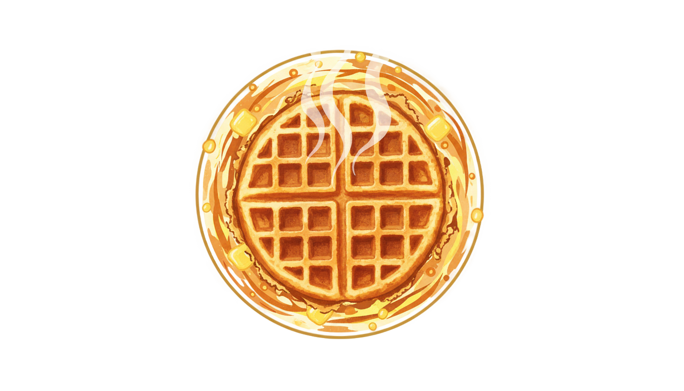 waffle logo png PNG transparent background