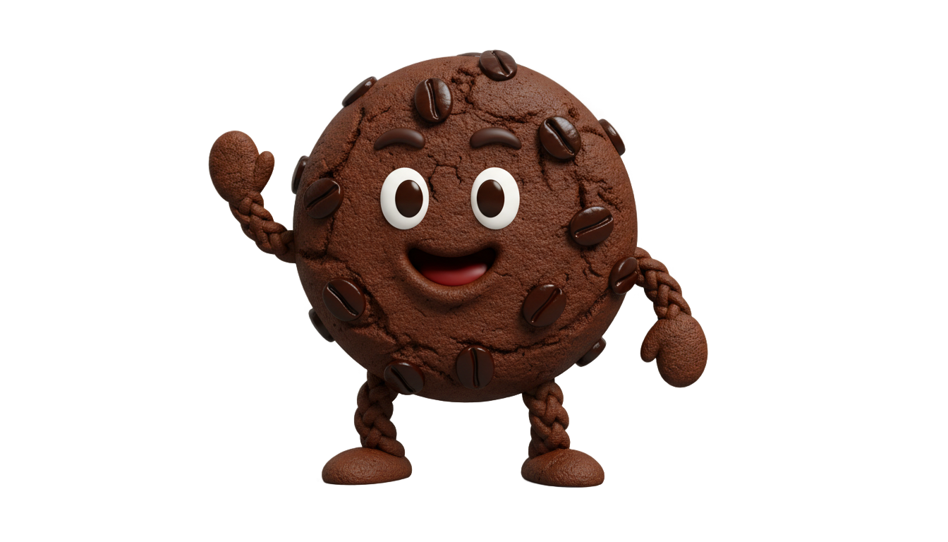 espresso cookie png PNG transparent background