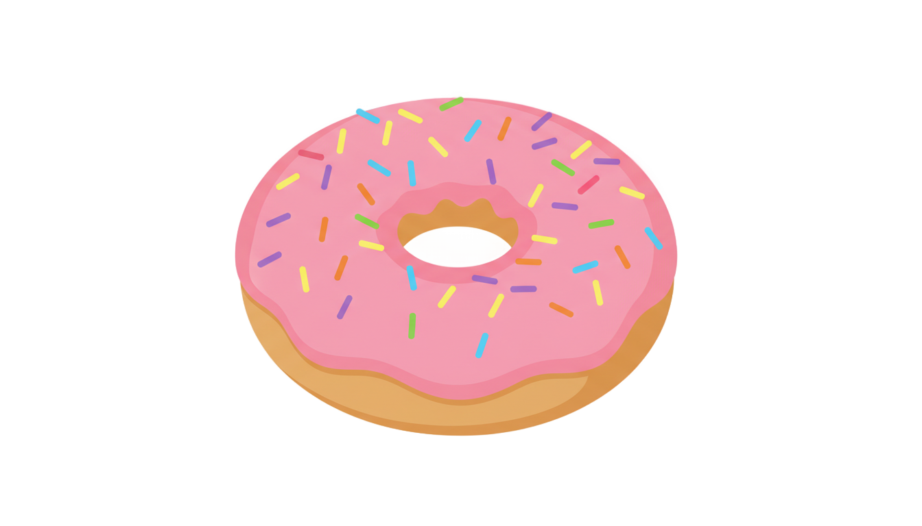 donut vector png PNG transparent background