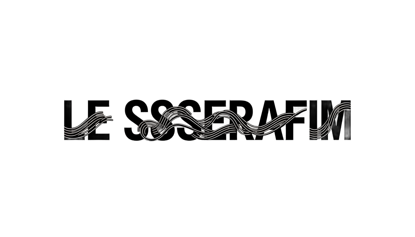 le sserafim spaghetti logo png PNG transparent background