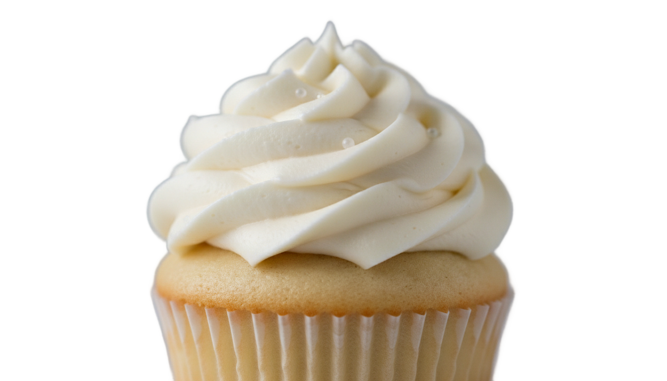 white cupcake png PNG transparent background