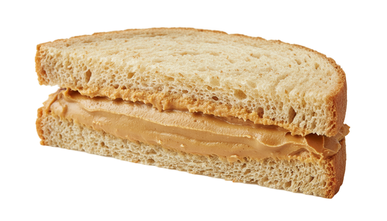 peanut butter sandwich png PNG transparent background