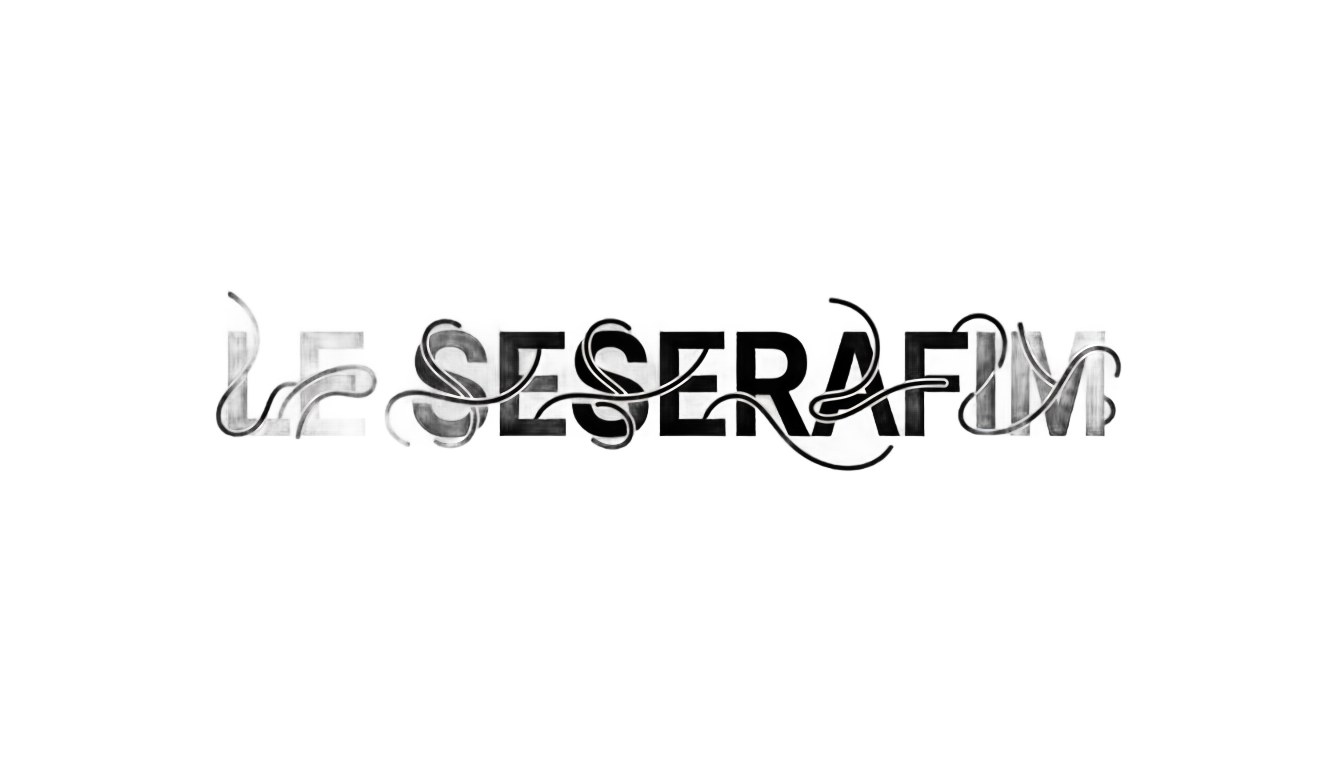 le sserafim spaghetti logo png PNG transparent background