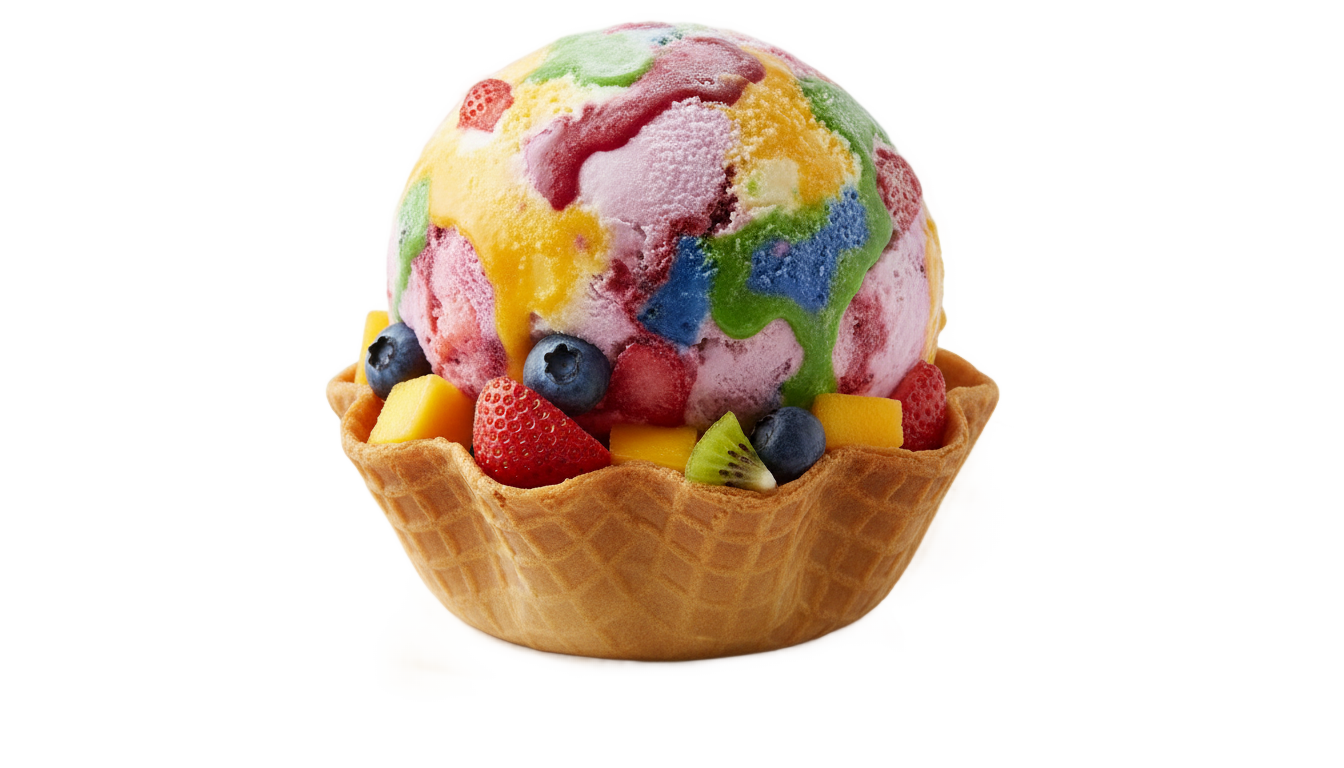 fruit ice cream png PNG transparent background