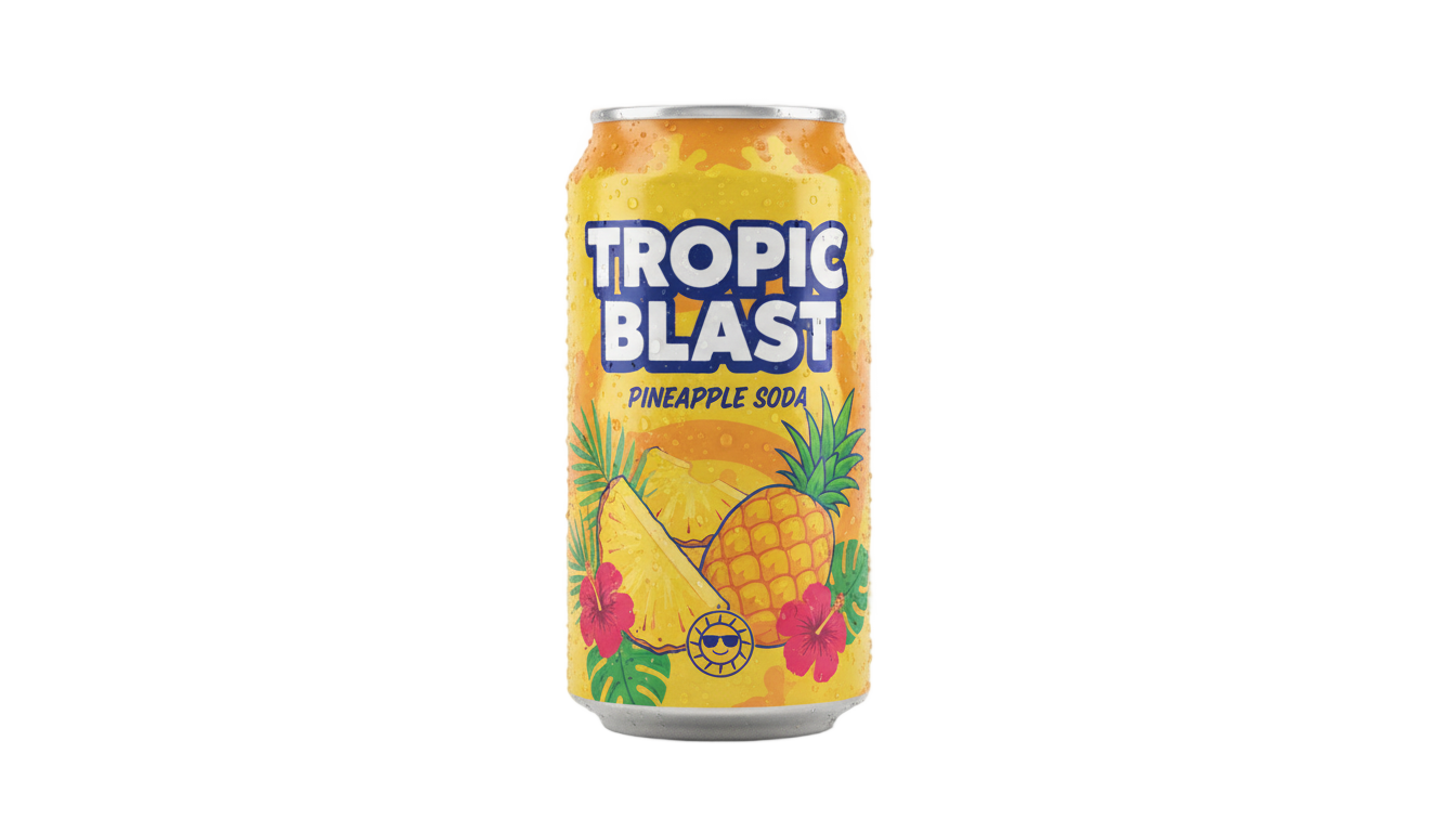 pineapple soda png PNG transparent background