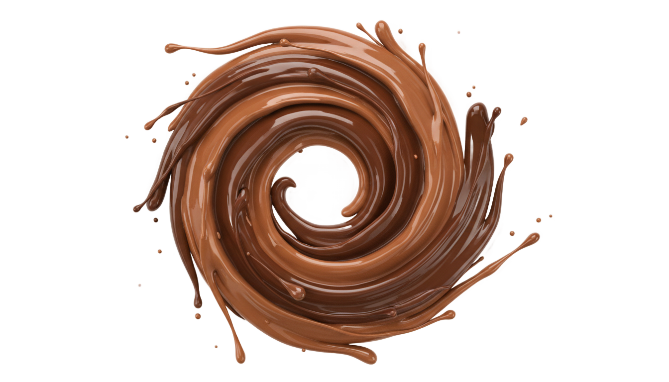 chocolate swirl png PNG transparent background