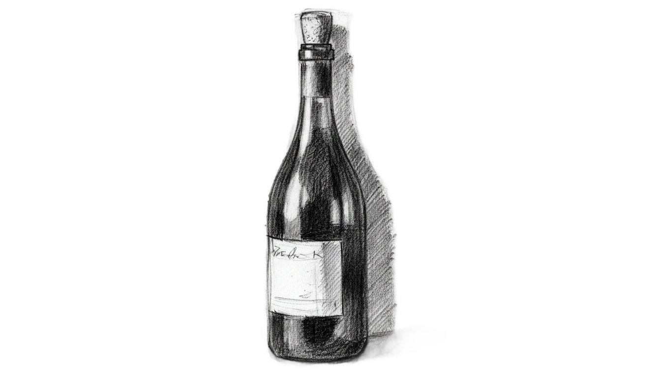 wine bottle drawing png PNG transparent background