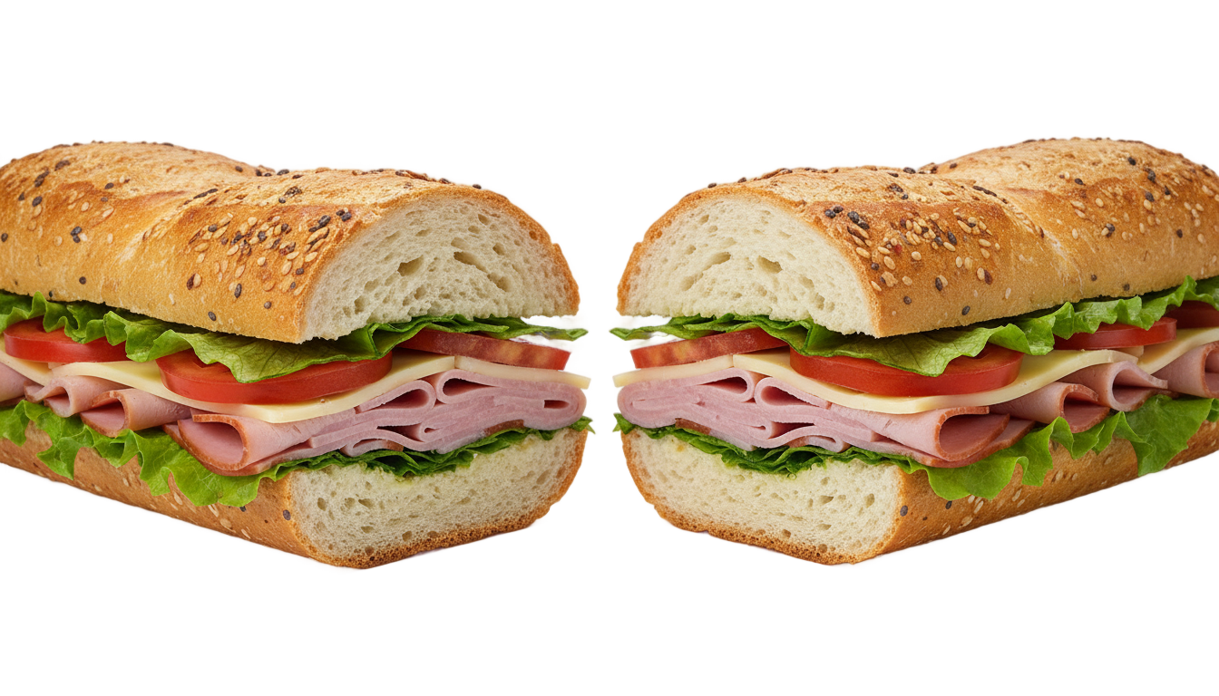 baguette sandwich png PNG transparent background