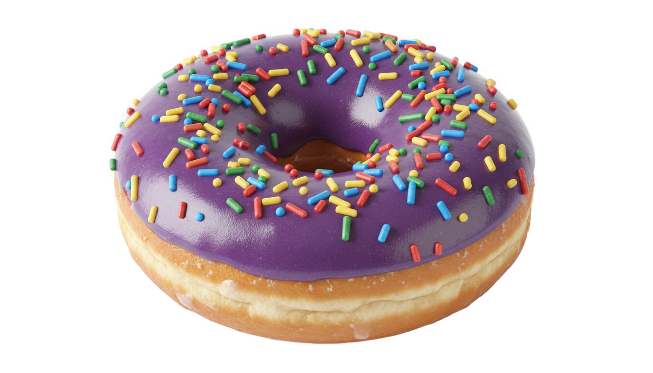 purple donut png PNG transparent background