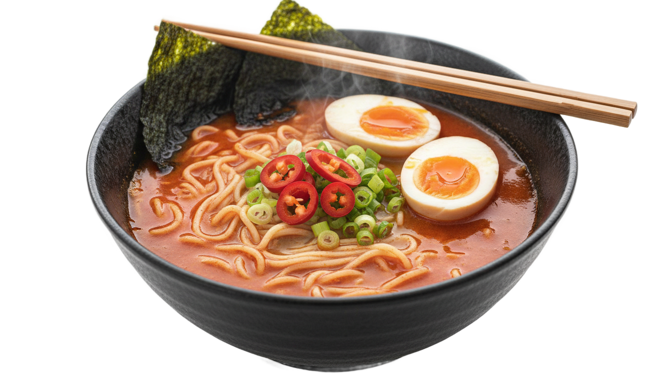 spicy ramen png PNG transparent background