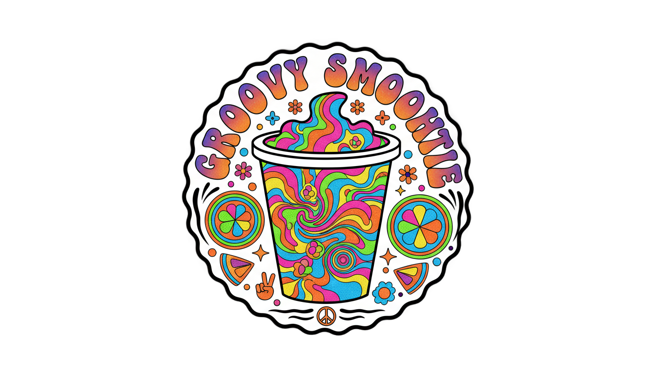 icarly groovy smoothie logo png PNG transparent background