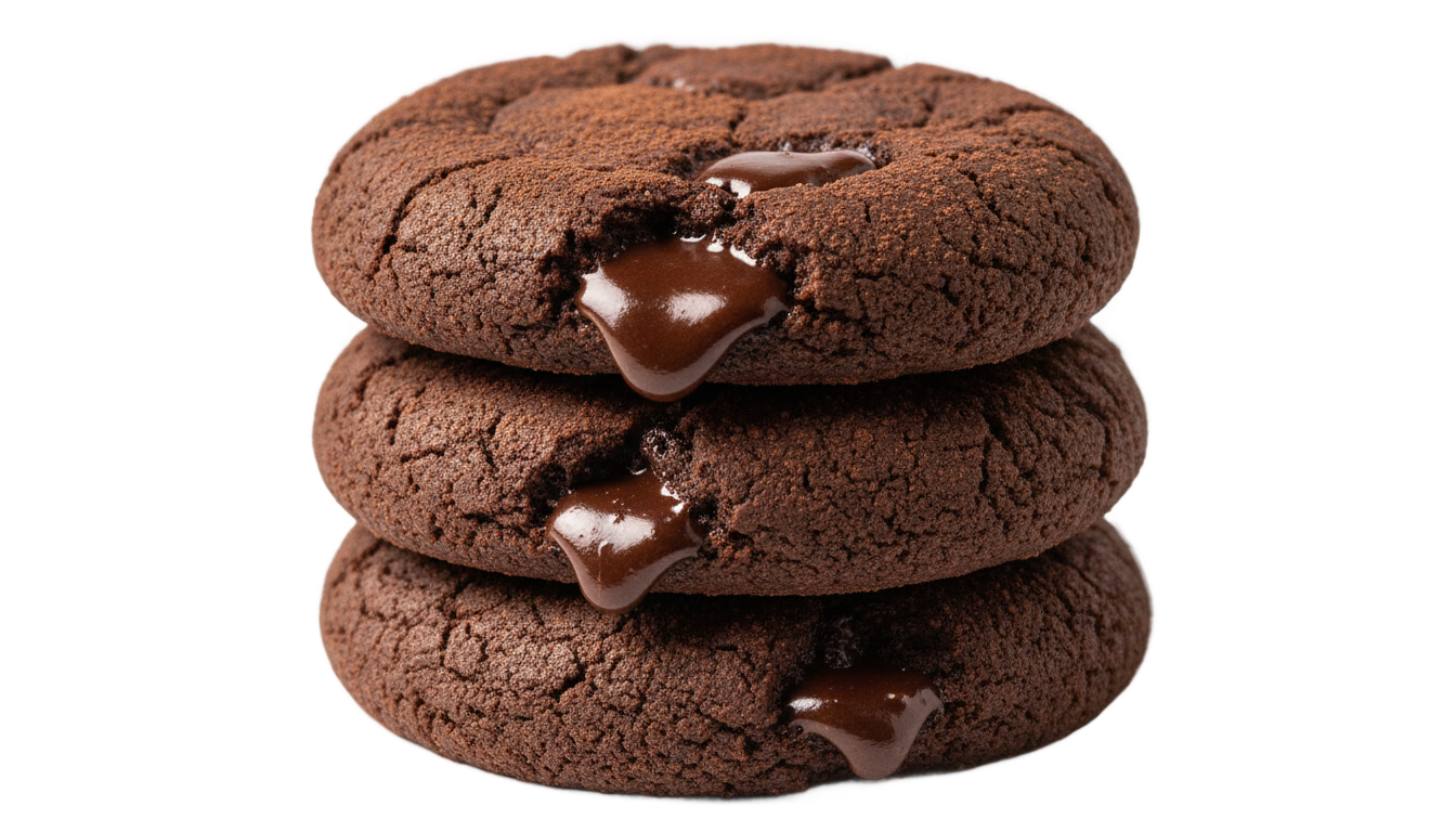 dark chocolate cookies png PNG transparent background