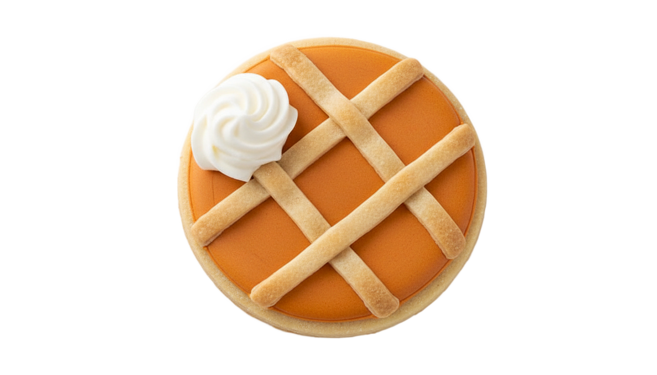 pumpkin pie cookie png PNG transparent background