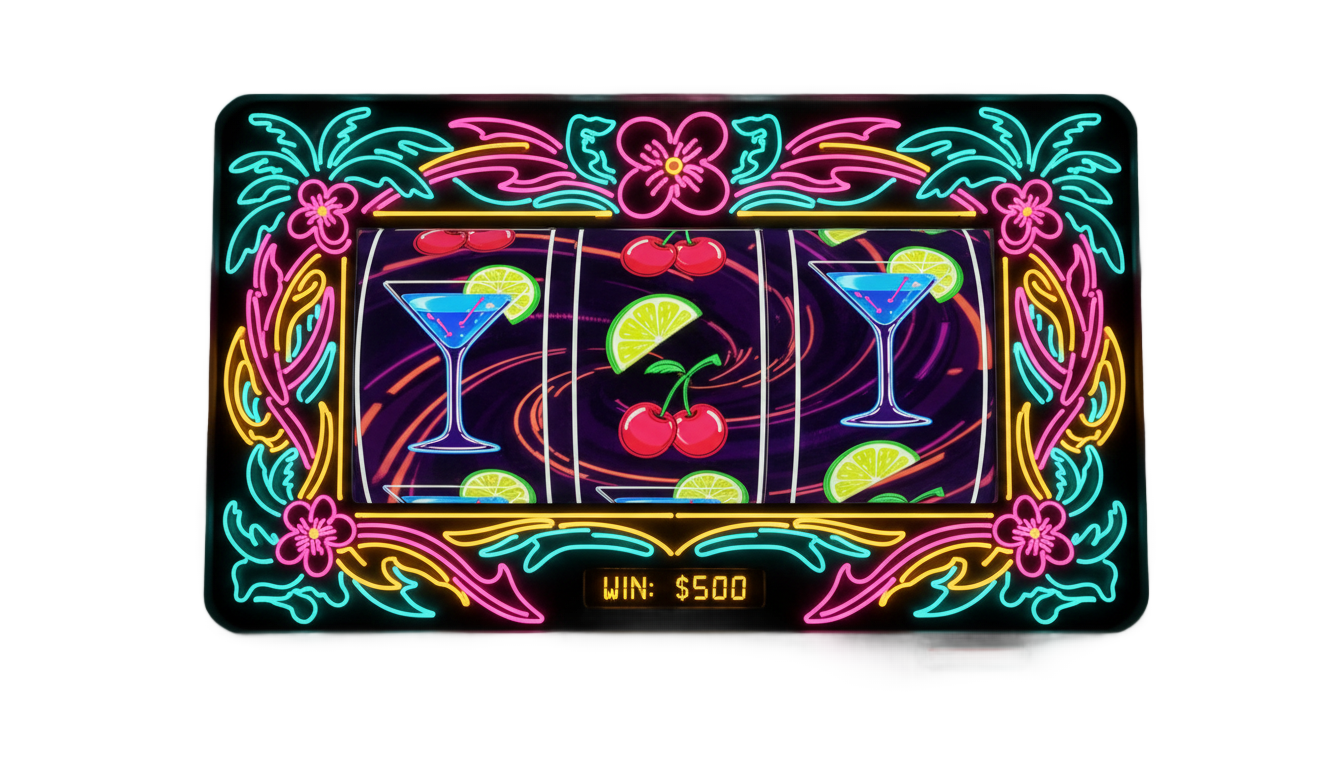 cocktail nights slot png PNG transparent background
