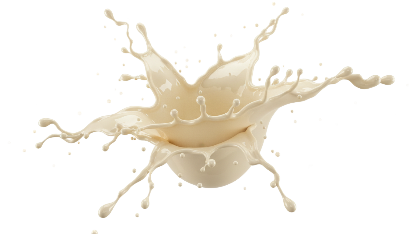 white chocolate splash png PNG transparent background
