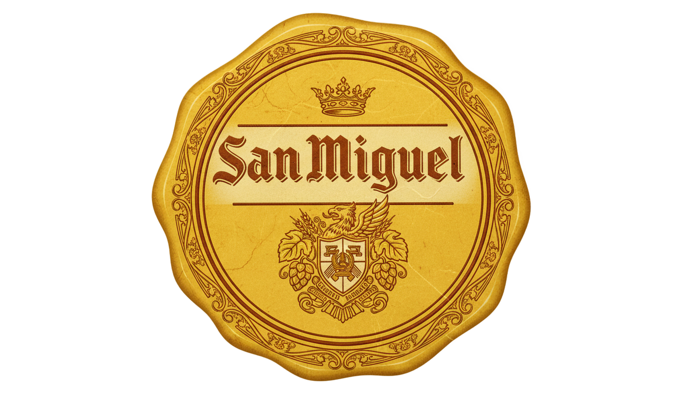 san miguel beer logo png PNG transparent background