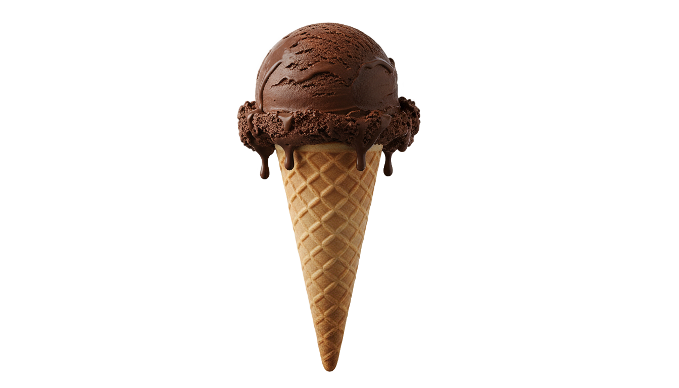helado de chocolate png PNG transparent background