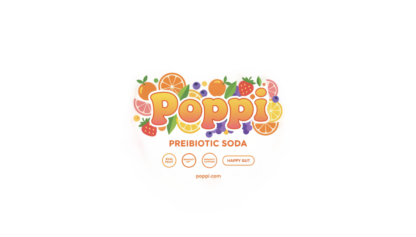 poppi soda logo png PNG transparent background